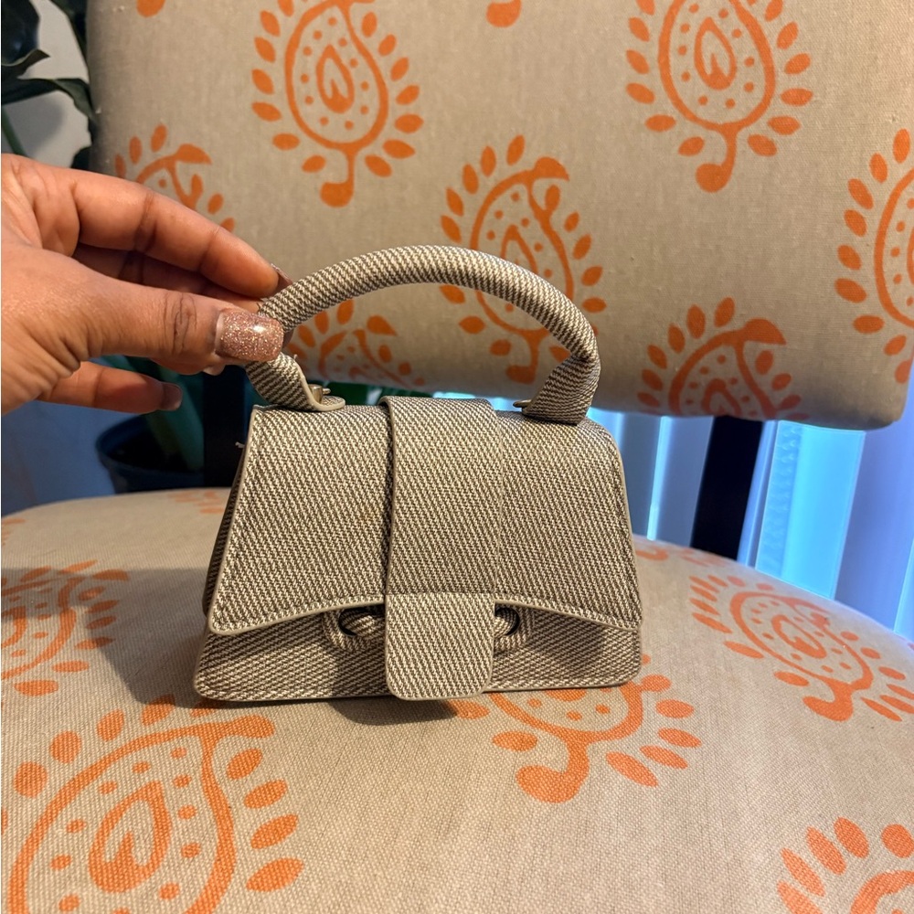 Stylish Gray Women's Mini Handbag